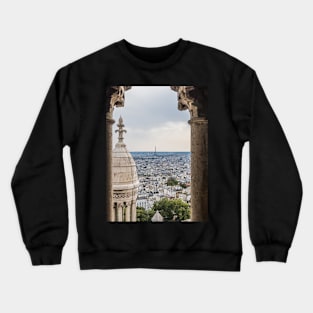 Eiffel Tower from Sacre Coeur Crewneck Sweatshirt